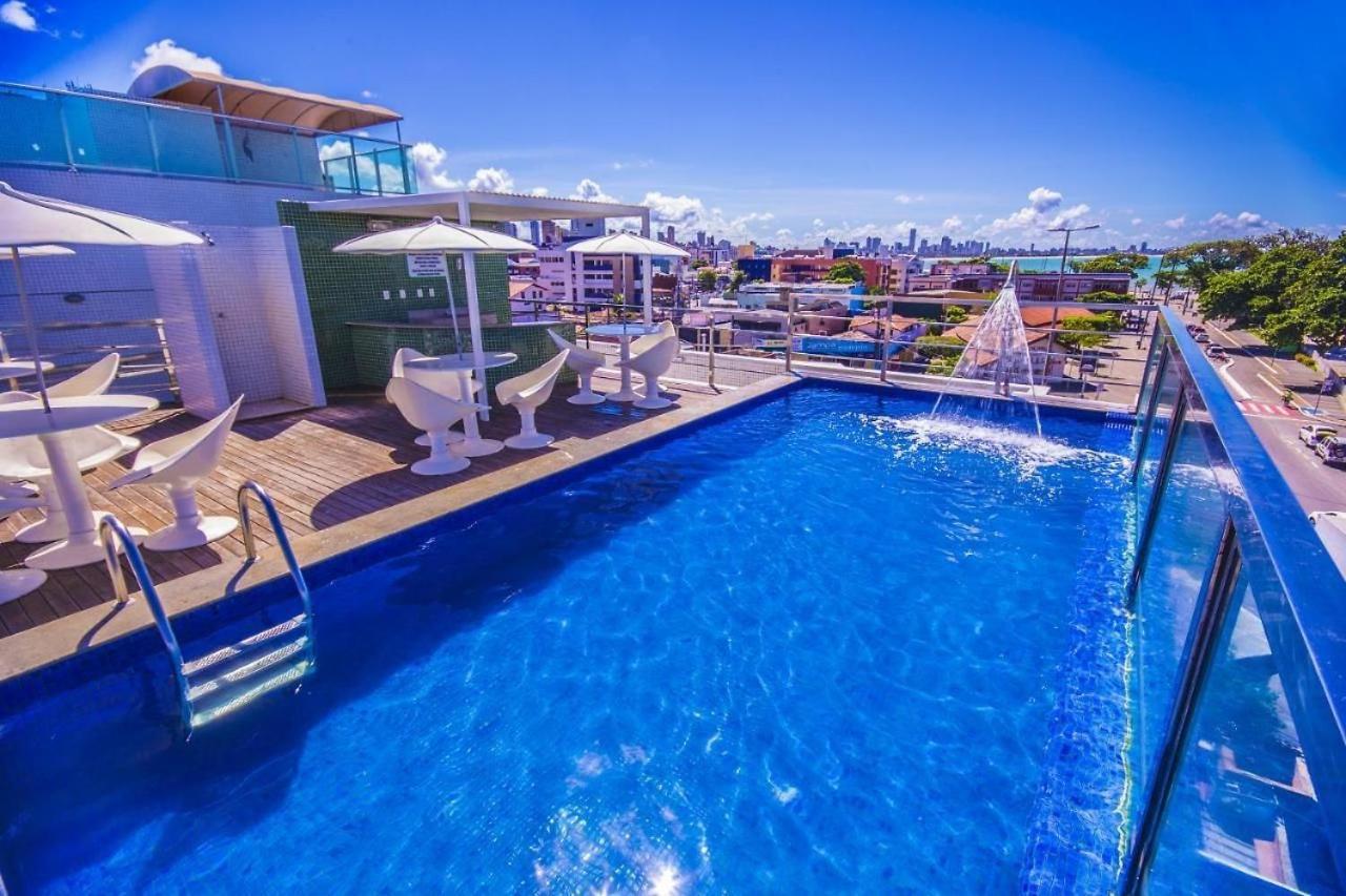 Israel Tambau- Apto Luxuoso- Em Frente Ao Mar Com Varanda João Pessoa Kültér fotó