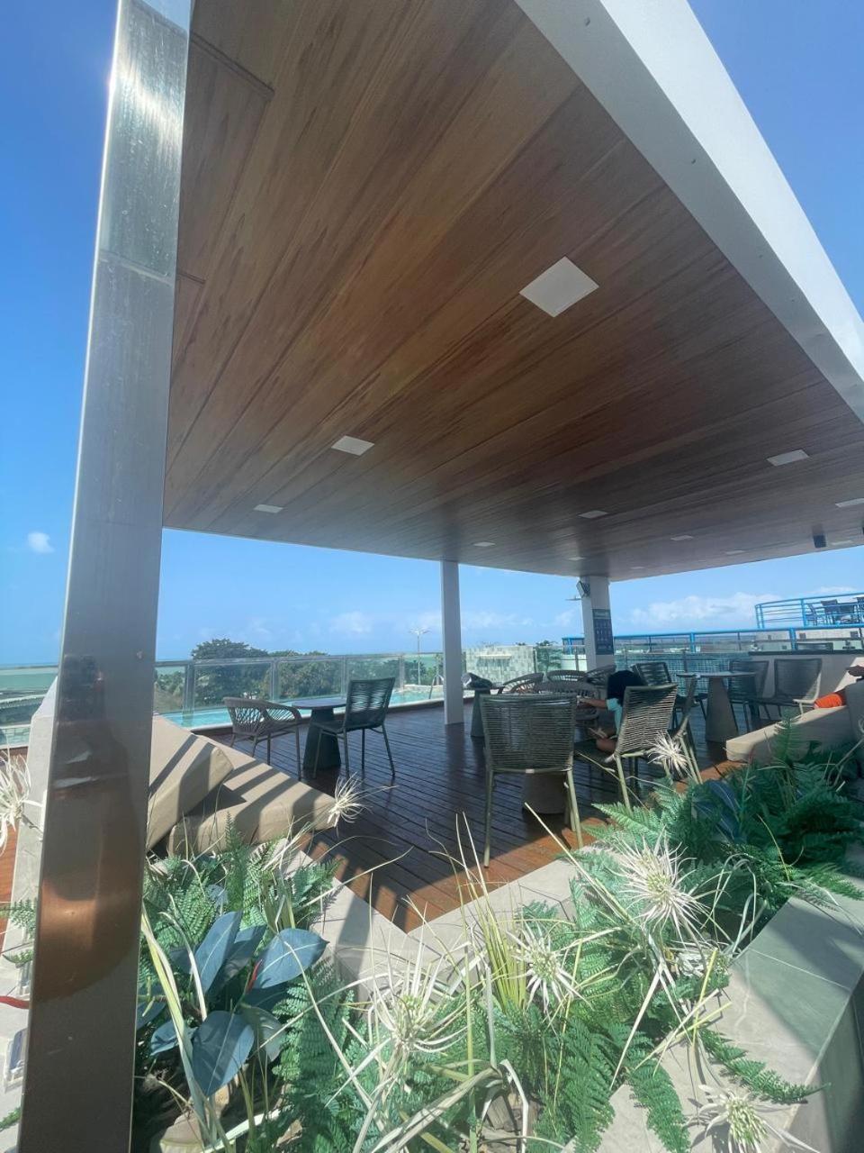 Israel Tambau- Apto Luxuoso- Em Frente Ao Mar Com Varanda João Pessoa Kültér fotó